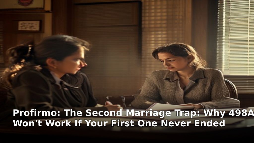 The Second Marriage Trap: Why 498A Won't Work If Your First One Never Ended