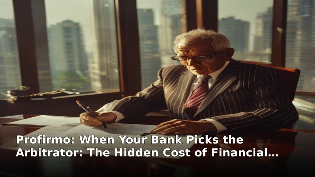 When Your Bank Picks the Arbitrator: The Hidden Cost of Financial Dispute Clauses