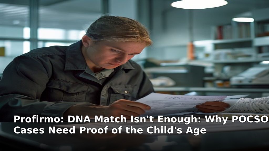 DNA Match Isn't Enough: Why POCSO Cases Need Proof of the Child's Age
