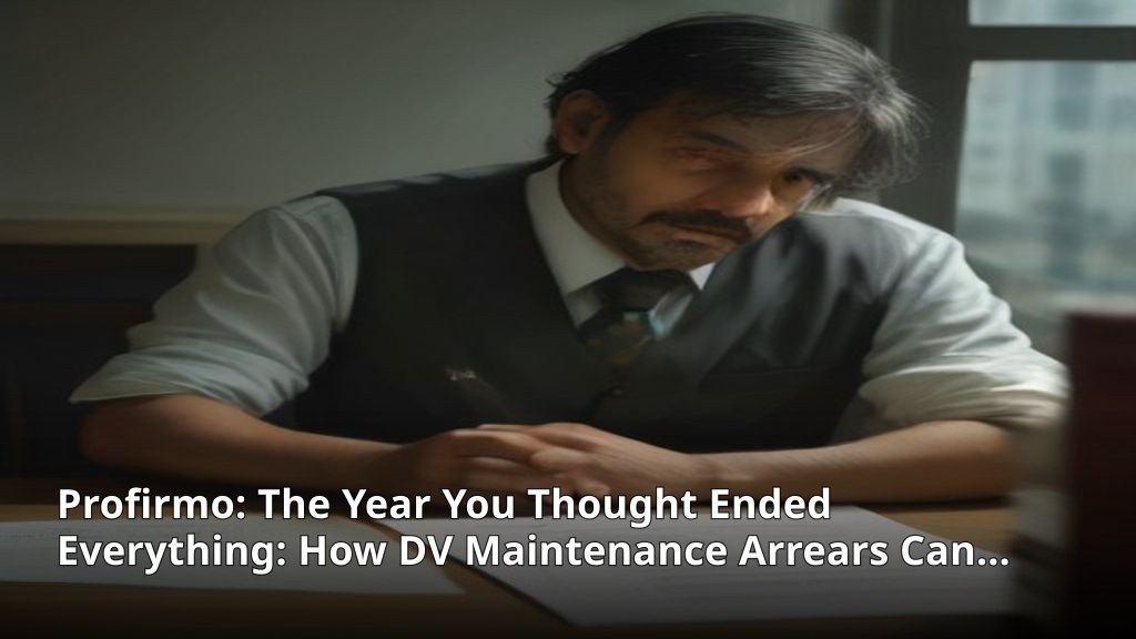 The Year You Thought Ended Everything: How DV Maintenance Arrears Can Still Chase a Salary