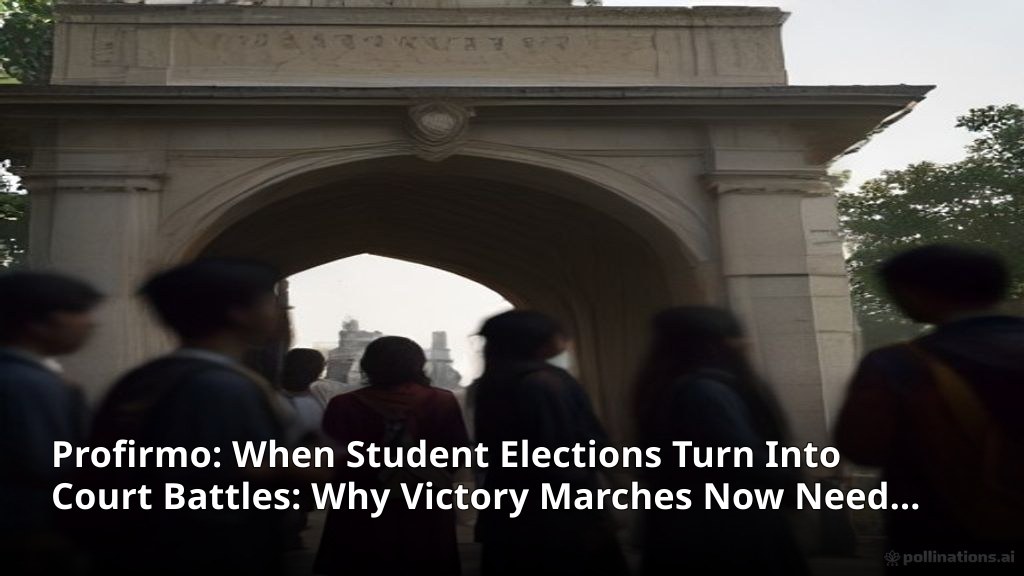 When Student Elections Turn Into Court Battles: Why Victory Marches Now Need Legal Clearance