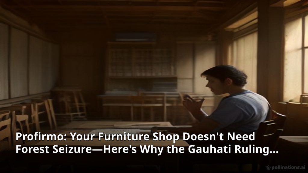 Your Furniture Shop Doesn't Need Forest Seizure—Here's Why the Gauhati Ruling Changes Enforcement